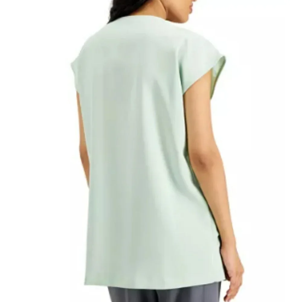 Alfani Ruffle Front Top, - Picture 2 of 3